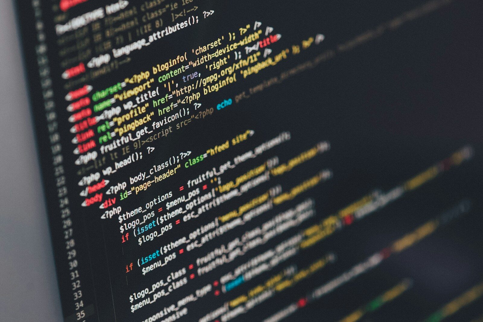 Code on a computer screen, photo by Chris Ried on Unsplash